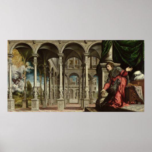 Die Ankündigung, 1545-50 Poster (Vorne)