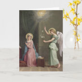 Die Ankündigung, 1859 Karte (Gelbe Blume)