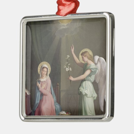 Die Ankündigung, 1859 Silbernes Ornament (Links)