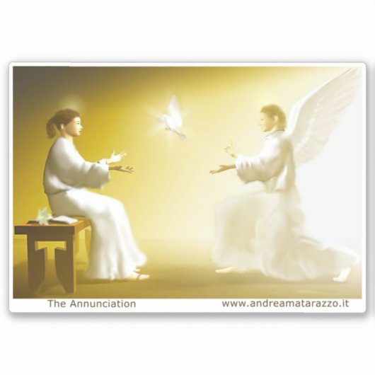 Die Ankündigung Aufkleber (Vorderseite)