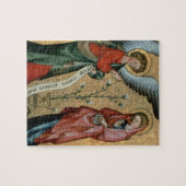 Die Ankündigung, c.1330 (Öl auf Platte) Puzzle (Horizontal)