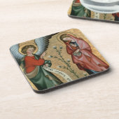 Die Ankündigung, c.1330 (Öl auf Platte) Untersetzer (Linke Seite)