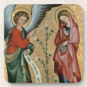 Die Ankündigung, c.1330 (Öl auf Platte) Untersetzer (Vorderseite)