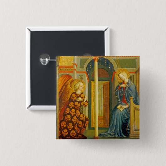 Die Ankündigung, C. 1423-24 Button (Vorne & Hinten)