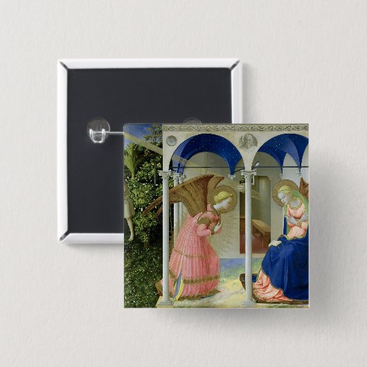 Die Ankündigung, c.1430-32 Button (Vorne & Hinten)