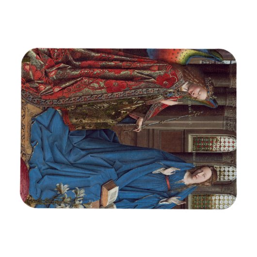 Die Ankündigung, c. 1434-36 (Öl auf Leinwand) Magnet (Horizontal)