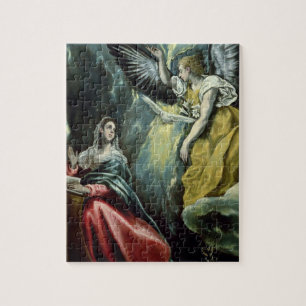 Die Ankündigung, c.1575 (Öl auf Leinwand) Puzzle