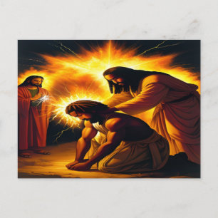 Die Ankündigung der Christlichen Kunst Postkarte