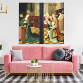 Die Ankündigung der Kölner Schule Leinwanddruck (Insitu (Wohnzimmer))