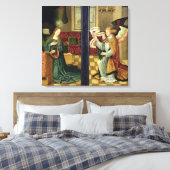 Die Ankündigung der Kölner Schule Leinwanddruck (Insitu (Schlafzimmer))