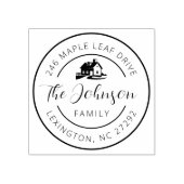 Die Ankündigung der neuen Hausantrittsrede Gummistempel (Prägung)