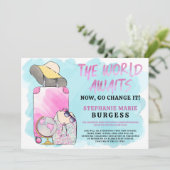 Die Ankündigung des Abschlusses des Fotos ändern (Stehend Vorderseite)