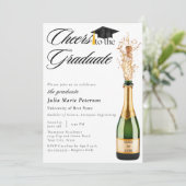 Die Ankündigung des Graduate Abschluss (Stehend Vorderseite)