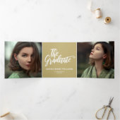 Die Ankündigung des "Graduate Multi Foto Tri-Fold" (Innenseite)