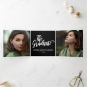 Die Ankündigung des "Graduate Multi Foto Tri-Fold" (Innenseite)