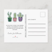 Die Ankündigung des Kakteen (Rückseite)