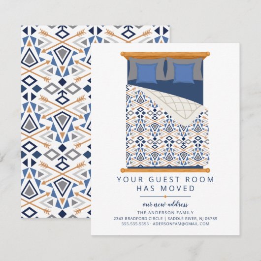 Die Ankündigung des Umzugszimmers (Vorne/Hinten)