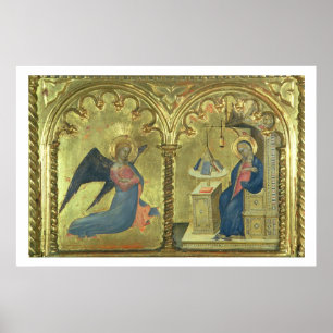 Die Ankündigung, Detail von einem darstellenden Poster