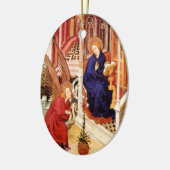 Die Ankündigung durch Melchior Broederlam Keramikornament (Links)