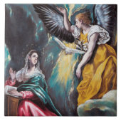 Die Ankündigung El Greco Fliese (Vorderseite)