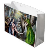 Die Ankündigung El Greco Große Geschenktüte (Rückseite Schrägansicht)