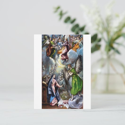 Die Ankündigung El Greco Postkarte (Stehend Vorderseite)