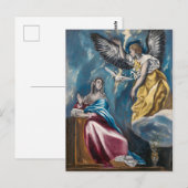 Die Ankündigung | El Greco | Postkarte (Vorne/Hinten)