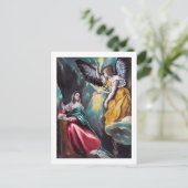 Die Ankündigung El Greco Postkarte (Stehend Vorderseite)