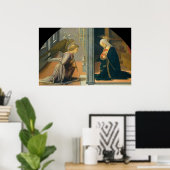 Die Ankündigung - Filippino Lippi Kunstposter Poster (Heimbüro)