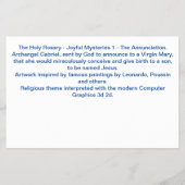 Die Ankündigung Flyer (Hinten)