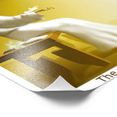 Die Ankündigung Fotodruck (Ecke)