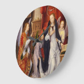 Die Ankündigung Große Wanduhr (Winkel)