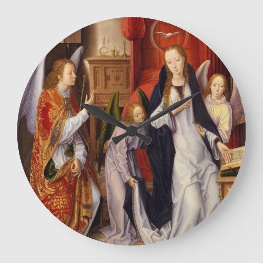 Die Ankündigung Große Wanduhr (Vorderseite)