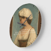 Die Ankündigung Große Wanduhr (Winkel)