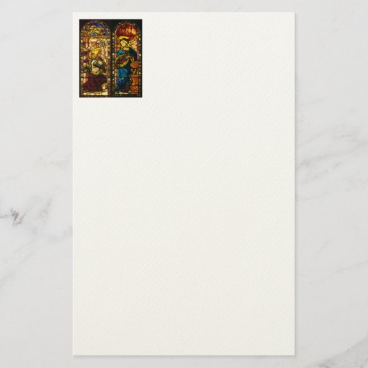 Die Ankündigung in mehrfarbigen Farben Briefpapier (Vorderseite)