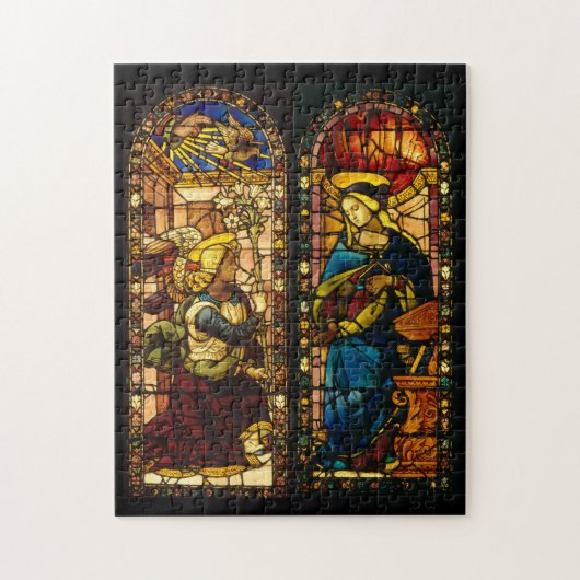 Die Ankündigung in mehrfarbigen Farben Puzzle (Vertikal)