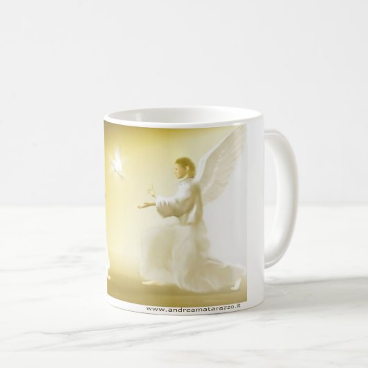 Die Ankündigung Kaffeetasse (VorderseiteRechts)