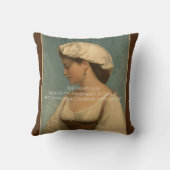 Die Ankündigung Kissen (Rückseite)