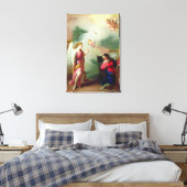 Die Ankündigung Leinwanddruck (Insitu (Schlafzimmer))