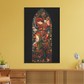 Die Ankündigung Leinwanddruck (Insitu (Wohnzimmer))