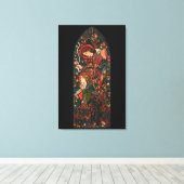 Die Ankündigung Leinwanddruck (Insitu (Holzboden))