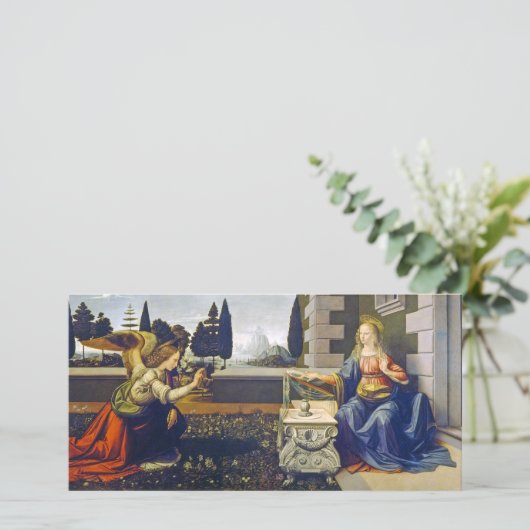 Die Ankündigung | Leonardo da Vinci | (Stehend Vorderseite)