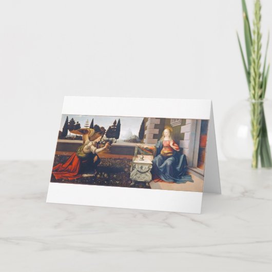 Die Ankündigung Leonardo da Vinci, 1472-1473 (Vorderseite)