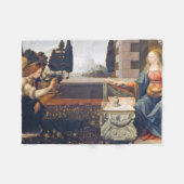 Die Ankündigung Leonardo da Vinci, 1472-1473 Fleecedecke (Vorderseite (Horizontal))