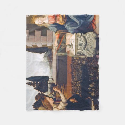 Die Ankündigung Leonardo da Vinci, 1472-1473 Fleecedecke (Vorderseite)
