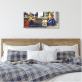 Die Ankündigung | Leonardo da Vinci | Leinwanddruck (Insitu (Schlafzimmer))