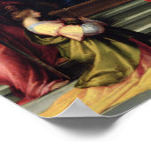 Die Ankündigung mit Heiligen, 1515 Poster (Ecke)