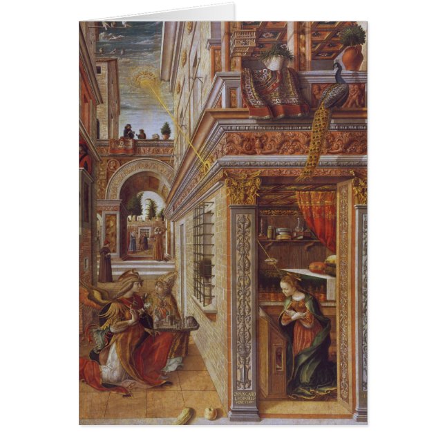 Die Ankündigung mit St. Emidius, 1486 (Vorne)