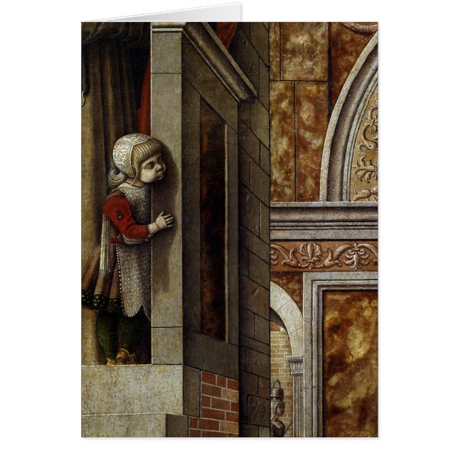 Die Ankündigung mit St. Emidius, 1486 (Vorne)