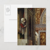 Die Ankündigung mit St. Emidius, 1486 Postkarte (Vorne/Hinten)